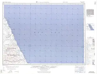 Kartenblatt NG-36-12 (G. ‛Igla El-Iswid)