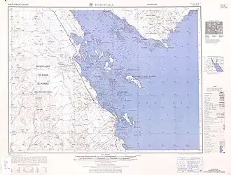 Kartenblatt NG-36-3 (Hurghada)