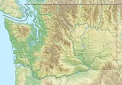 Lagekarte von Washington in den USA