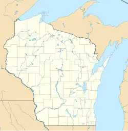 Lagekarte von Wisconsin in den USA