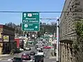 Straßenschilder für den US-101 in Aberdeen / Washington