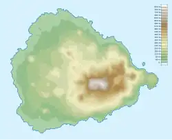 Lagekarte von Ascension
