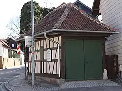 Das Feuerwehrgerätehaus in Unterlauter ist nicht für größere Einsatzfahrzeuge geeignet
