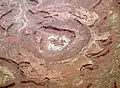 Luftaufnahme vom Krater Upheaval Dome