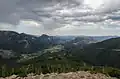 Blick von der Many Parks Curve Richtung Nordost