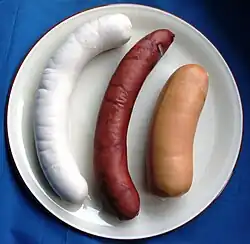 St. Galler Bratwurst, St. Galler Schüblig und Cervelat