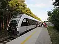 Zug am Gleis