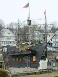 Das Touristeninformationszentrum am Ufer des Seneca Lake.