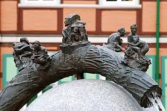 Detail des Göbelbrunnens