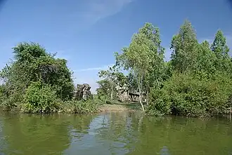 Blick während der Anfahrt