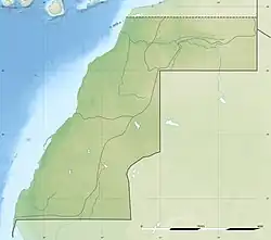 Lagekarte der Westsahara