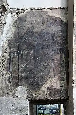 Kirche, Fresco eines Erzengels