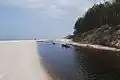 Kajaks in der Mündung