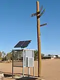 Das erste Solar-betriebene Telefon Australiens steht in William Creek – wo man es nicht vermutet.