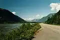 Im Tal des Skeena River am Küstengebirge / British Columbia