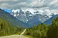 Der Yellowhead Highway Richtung Mount Robson / British Columbia