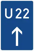 Bedarfsumleitung mit der Nummer U 22