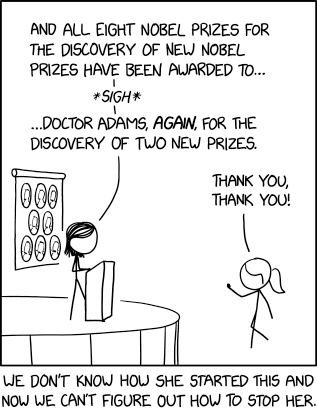 New Nobel Prizes